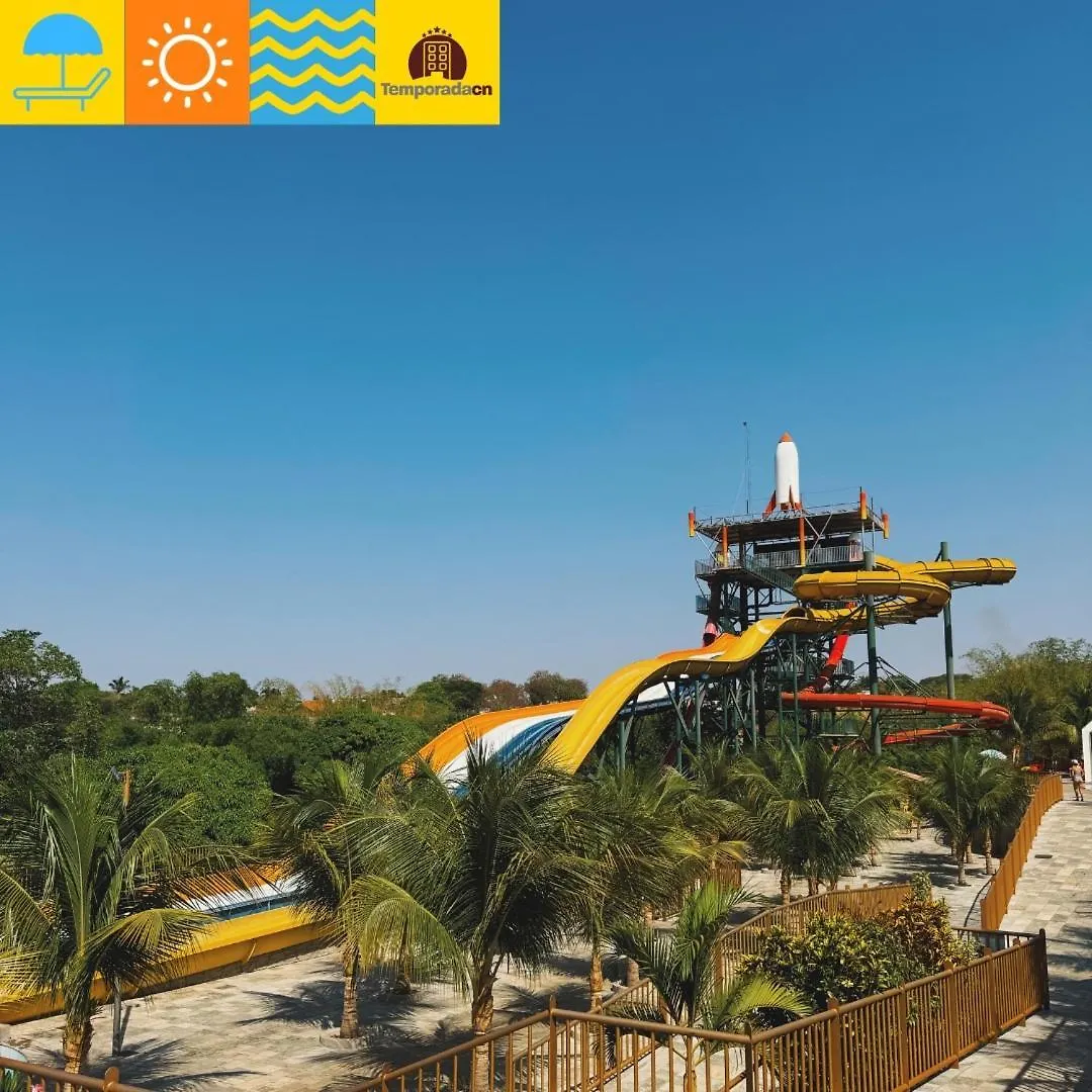 Piazza Com Acesso Ao Acqua Park - Temporadacn L Aparthotel Caldas Novas Brasil