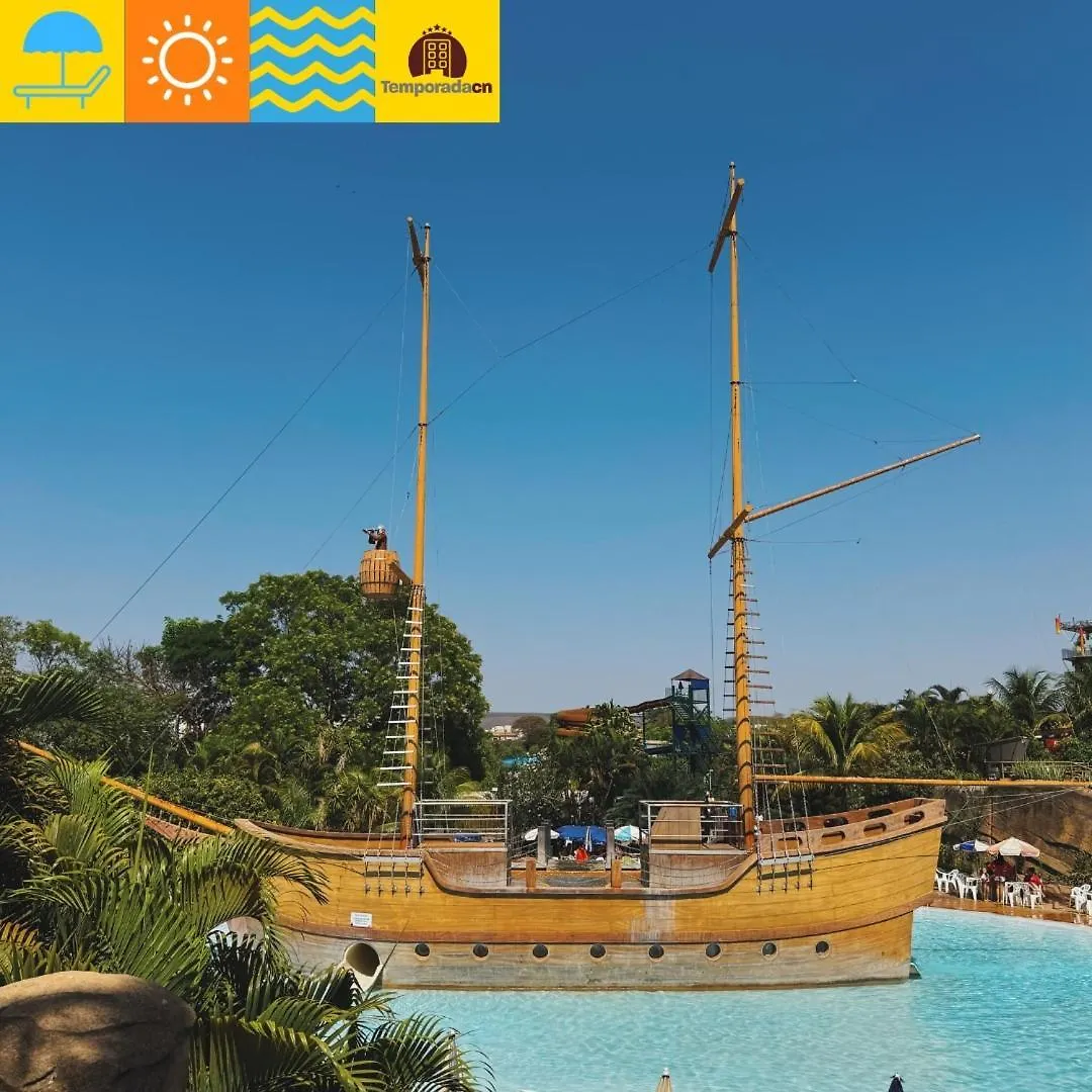 Piazza Com Acesso Ao Acqua Park - Temporadacn L Aparthotel Caldas Novas 0*,